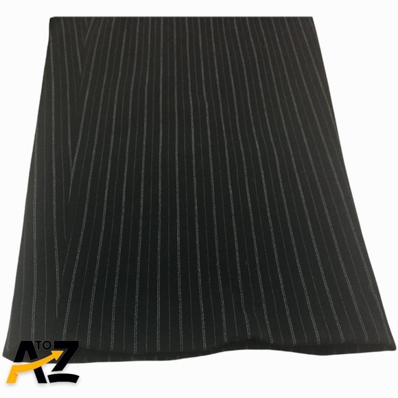 Women's Amanda Smith Black Pinstripe Suit Jacket & Pants Size 12P - Picture 14 of 16